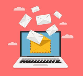 Illustration of a relaxed business owner and a virtual assistant managing time and tasks efficiently, symbolizing productivity and time-saving support.